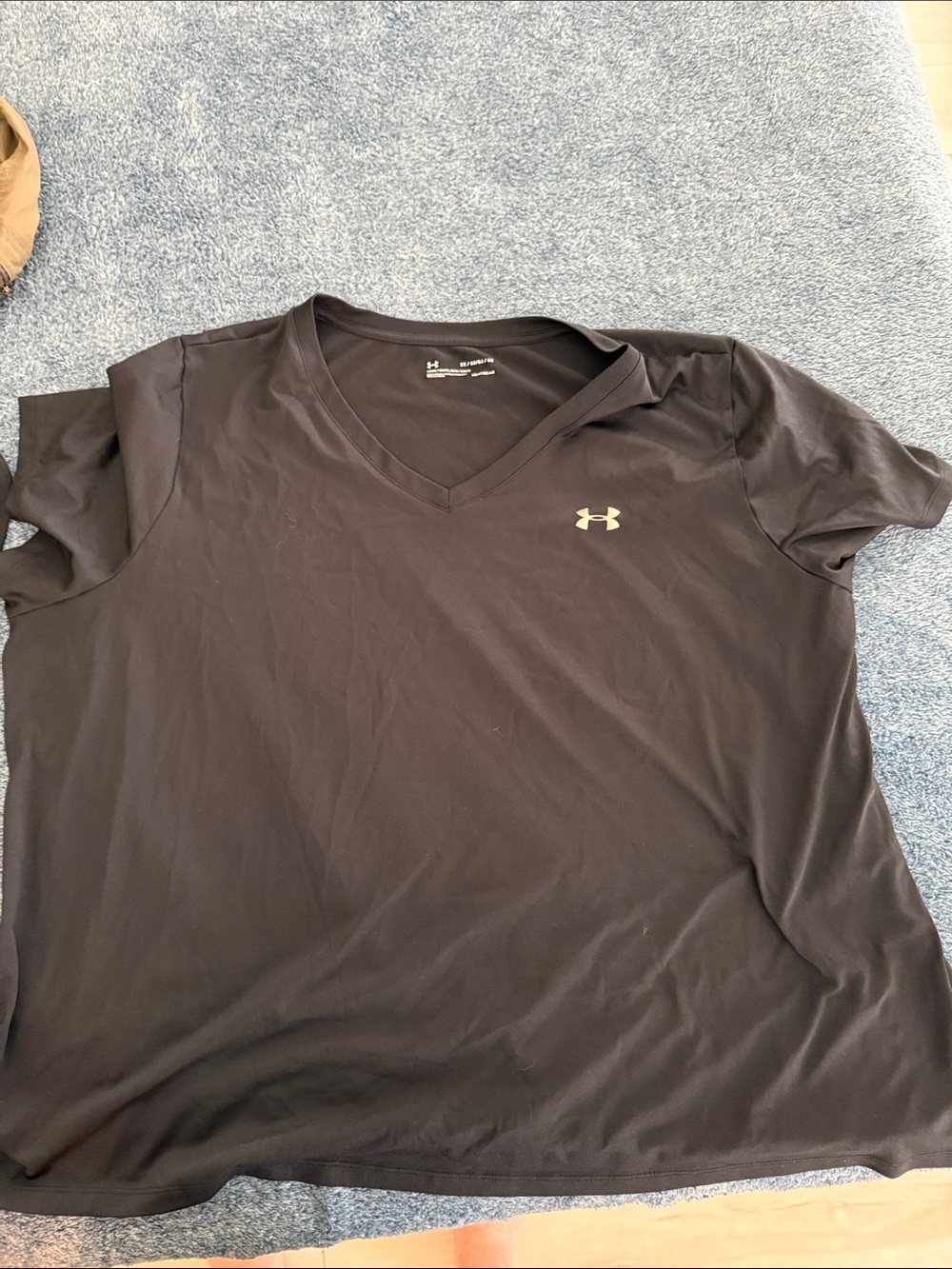 Under Armour Black V-Neck Performance Tee